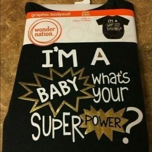 New Bodysuit for baby size 3-6 no